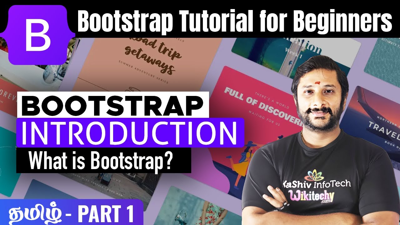 kaashivinfotech's tweet card. #1 🅱️ Introduction to Bootstrap | Bootstrap Tutorial for Beginners...