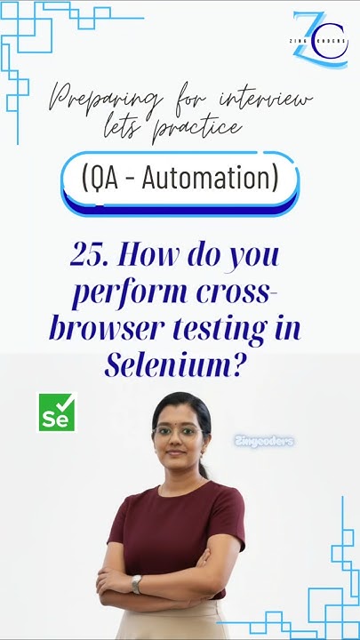 zingcoder's tweet card. Day 25 | Java Selenium Interview QA | How to Perform Cross-Browser...