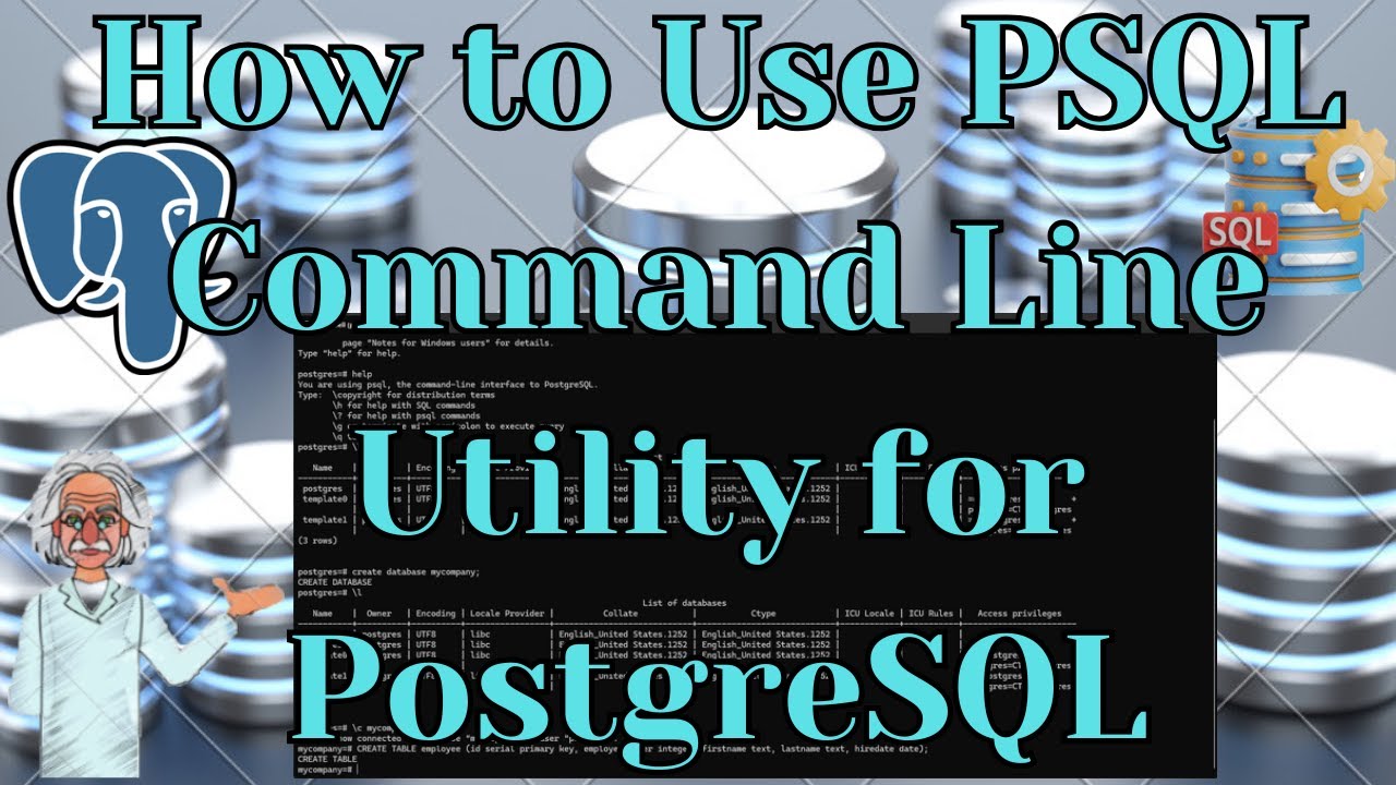 TutorialsForSQL's tweet card. How to Use PSQL Command Line Utility for PostgreSQL