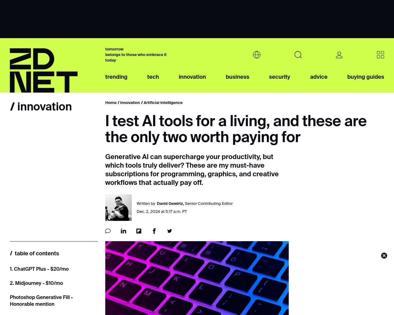 managetech_inc's tweet card. 要約: AIの生成技術は主流になり、生産性向上を実現している。 AIをテストしており、プログラミングやグラフィ