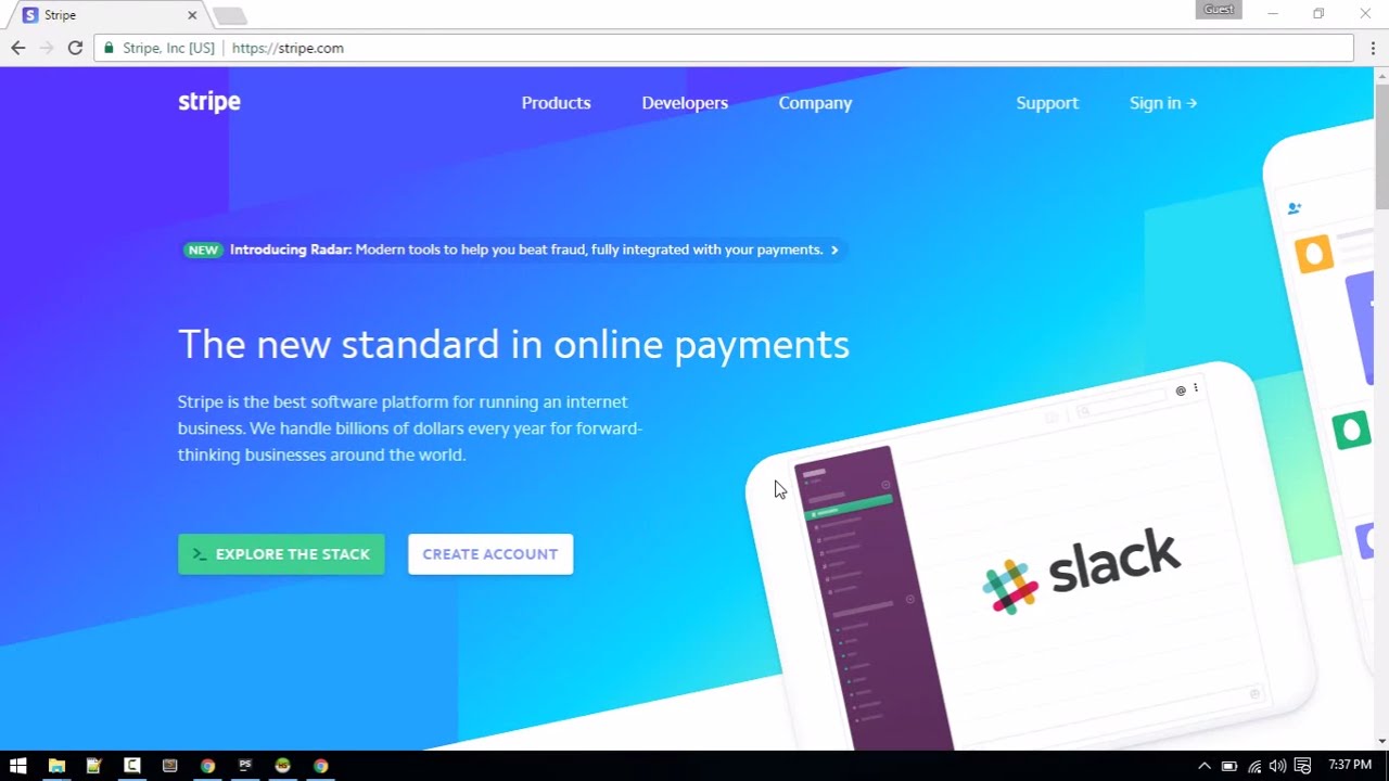 webdevmatics's tweet card. Processing Payments with Stripe in Php(Laravel) : E-commerce website...
