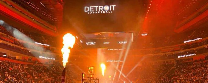 Detroit Pistons Fans banner