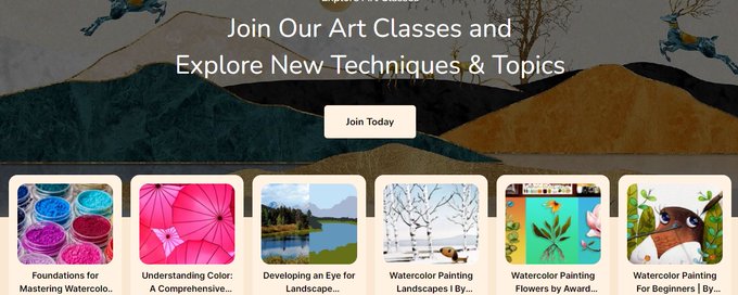 Artists: Art Works, Paintings banner