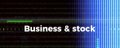 Business & stock banner