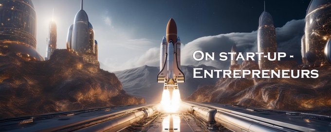On start-up - Entrepreneurs banner