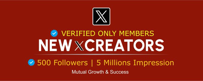 Join New X Creators banner