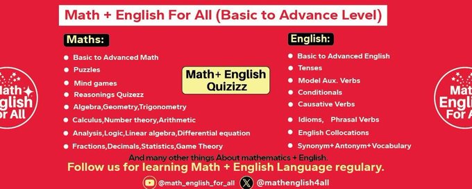 Learn English & Math banner