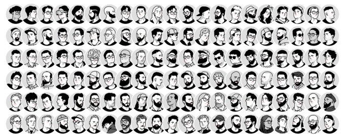 tiny PFP family banner