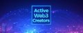 Active Web3 Creators banner