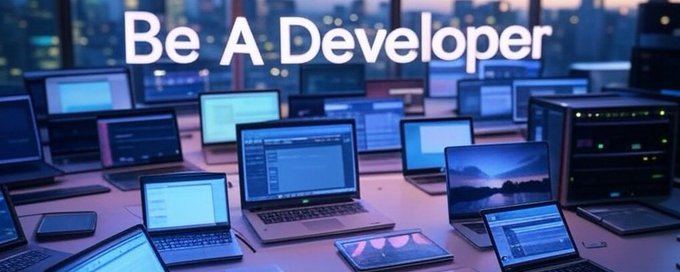 Be A Developer banner