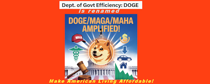 DOGE/MAGA/MAHA Amplified! banner