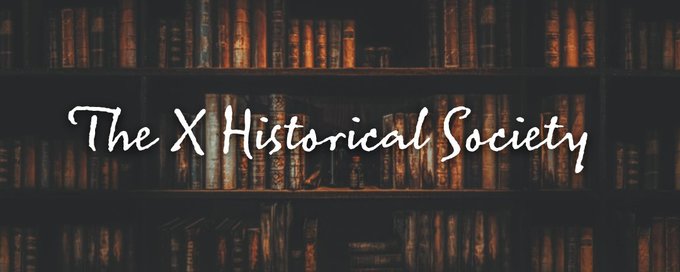 The X Historical Society banner