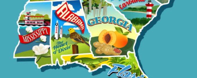 Southern State MAGA’s banner