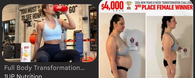 1UPfitness support group banner