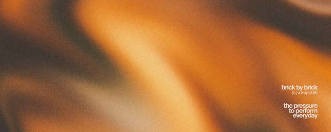 brick by brick 🧱 banner