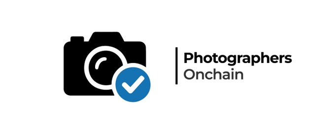 Photographers Onchain banner