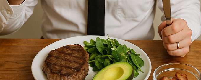 Saints and Steaks banner