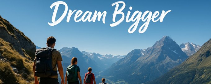 Dream Bigger banner