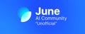 June AI community (unofficial) banner