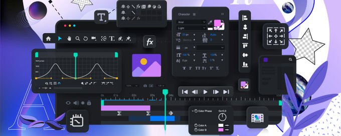 video editing / motion graphic banner