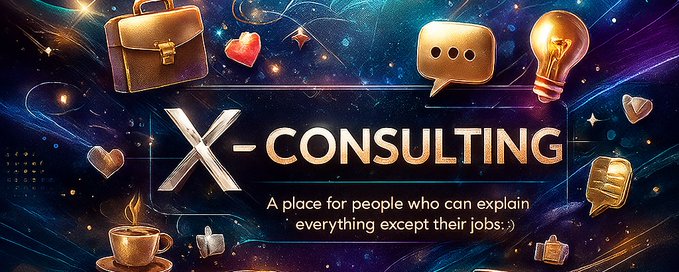 𝕏 – Consulting banner