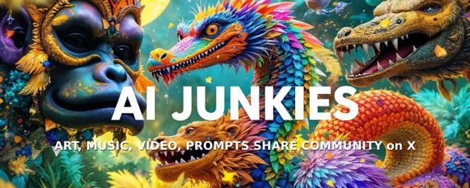 AI JUNKIES - AI ART SHARE ZONE banner