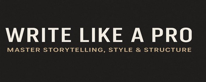 Write Like A Pro banner