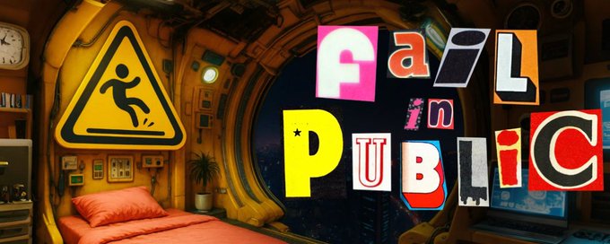 Fail in Public banner