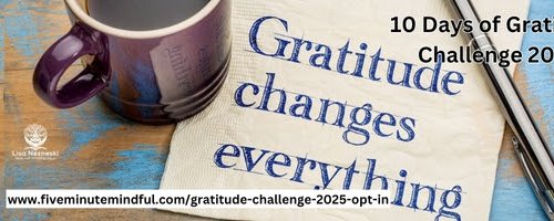 10-day Gratitude Challenge banner