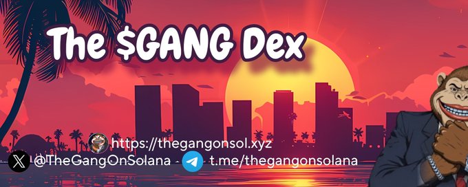 THE $GANG banner