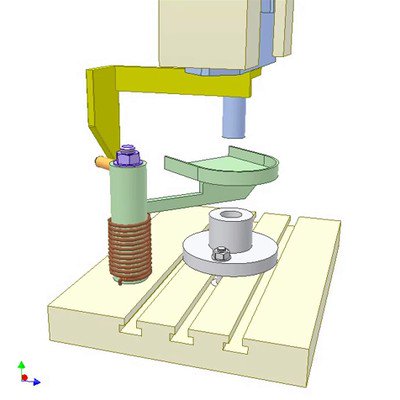 Mechanism for Catching Workpieces in Presses