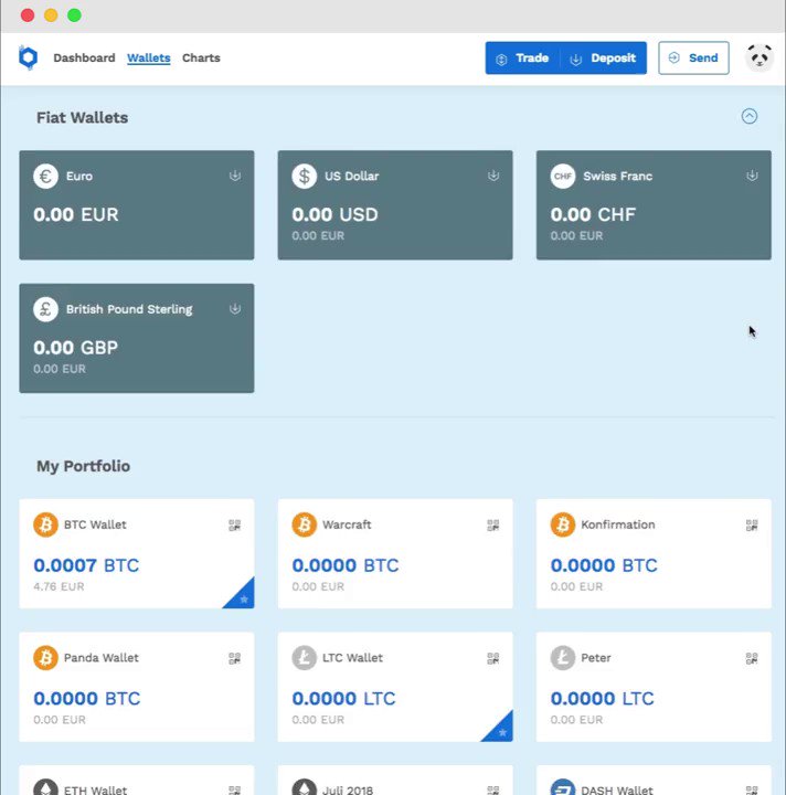 Bitpanda (@bitpanda) on Twitter photo 2018-05-26 08:00:20 Create as many cryptocurrency wallets as you want. Multiple wallets for the same cryptocurrency can easily be accessed and renamed. Check out the new Bitpanda platform at bitpanda.com #bitpanda 🐼 Create as many cryptocurrency wallets as you want. Multiple wallets for the same cryptocurrency can easily be accessed and renamed. Check out the new Bitpanda platform at bitpanda.com #bitpanda 🐼