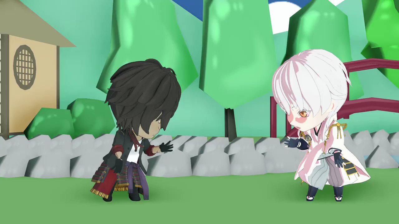 自作mmd刀剣乱舞動画 静画集 ちびキャラ Tall Twitter