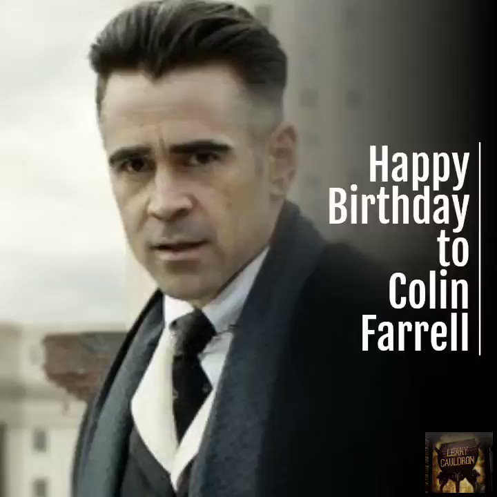 Wishing a very Happy Birthday to Colin Farrell, who portrayed Percival Graves in 