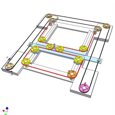 Controlling Two Linear Motions of an Object