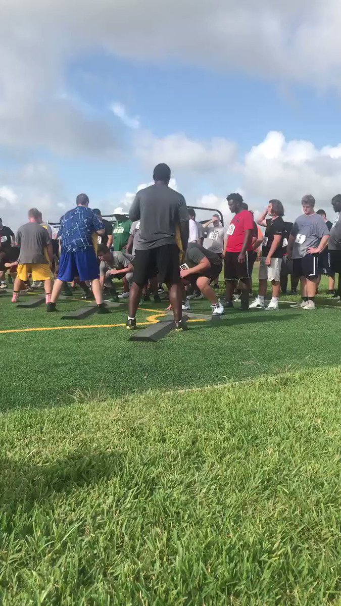 My son has had two open heart surgeries. Today he’s participating in Junior Day Football Prospect Camp & Showcase with some of the best HS players in the State. Proud Mom! #CHD
