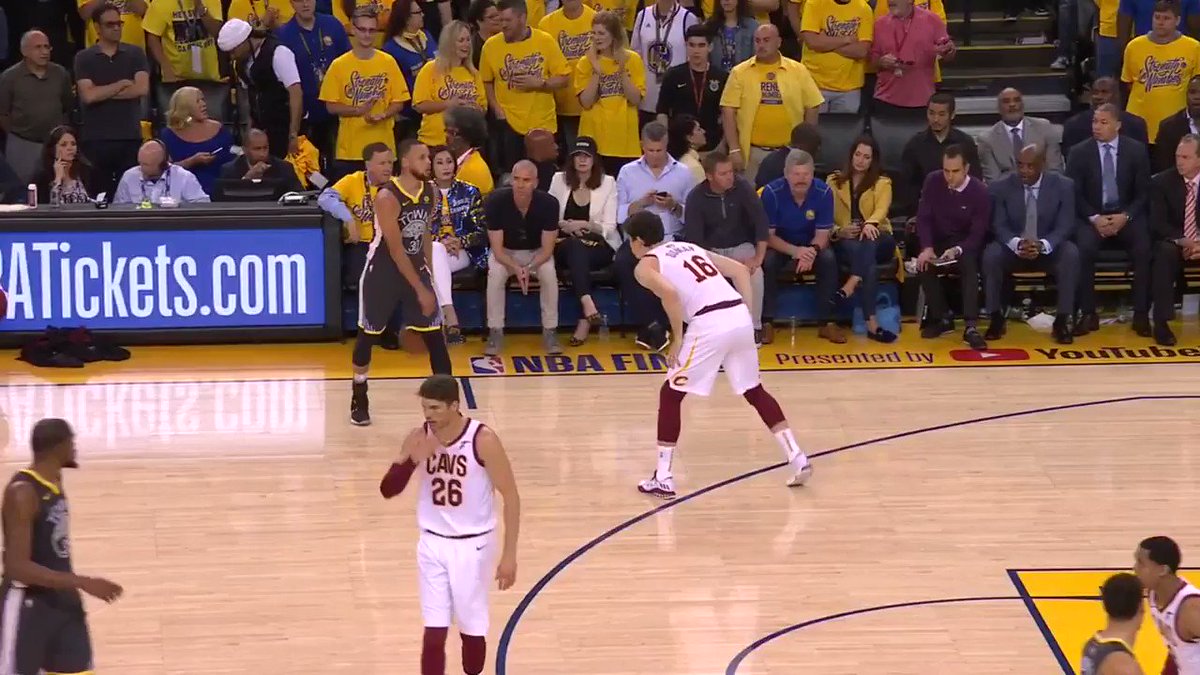 LeBron alley-oops slam dunk off backboard in NBA Finals