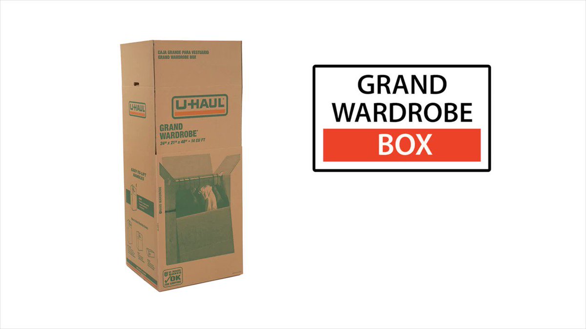 U Haul On Twitter The Grand Wardrobe Box Is Perfect For Moving