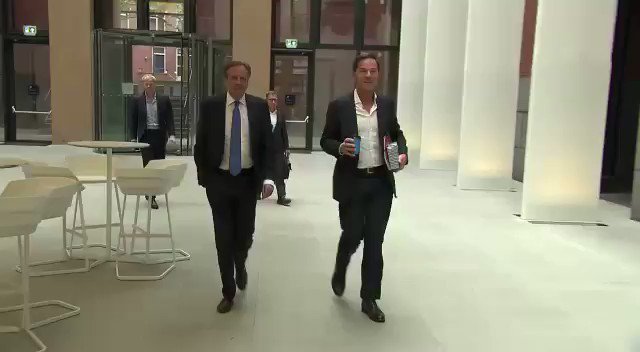 Sometimes Prime Minister can do the job of a sweeper but not in our part of the world only Mark Rutte the Prime Minister of Netherlands can act as a sweeper I am impressed by his humbleness and that's why he is very popular in Dutch people