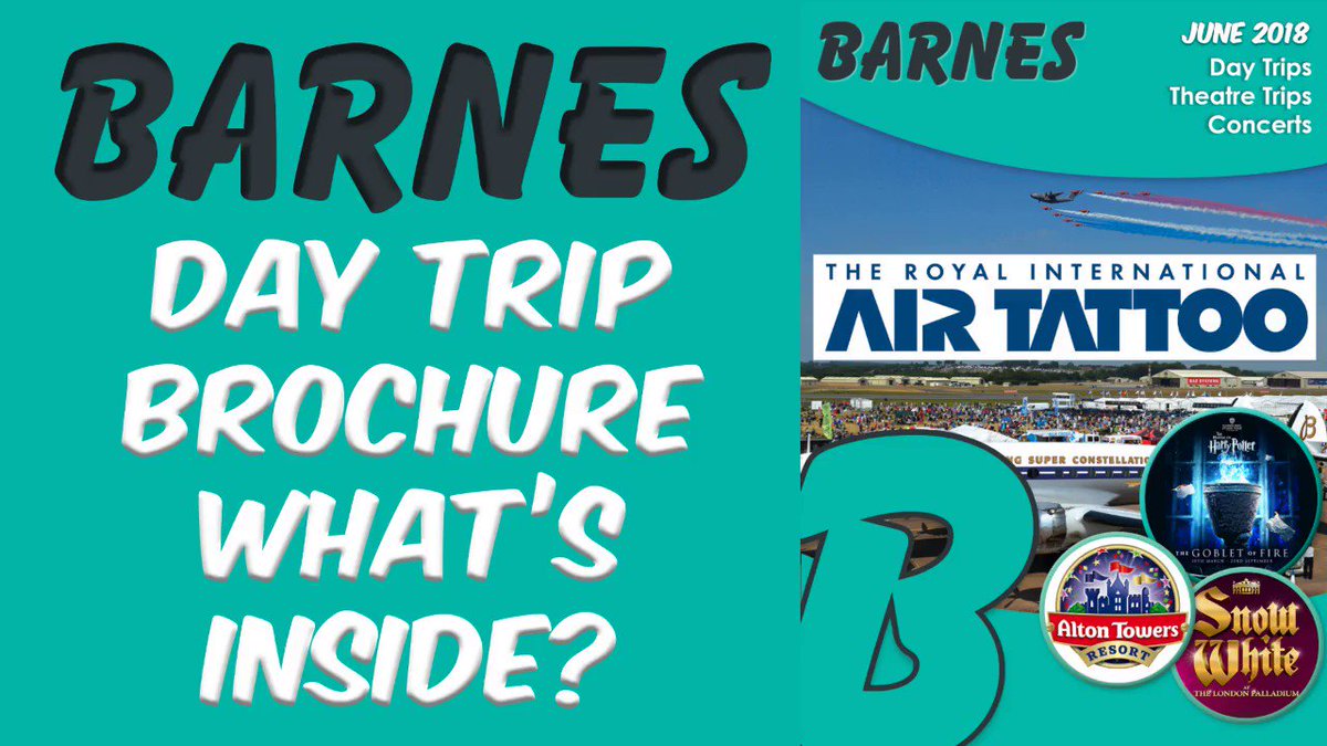 Barnes Coaches On Twitter New June Day Trip Brochure Out Now