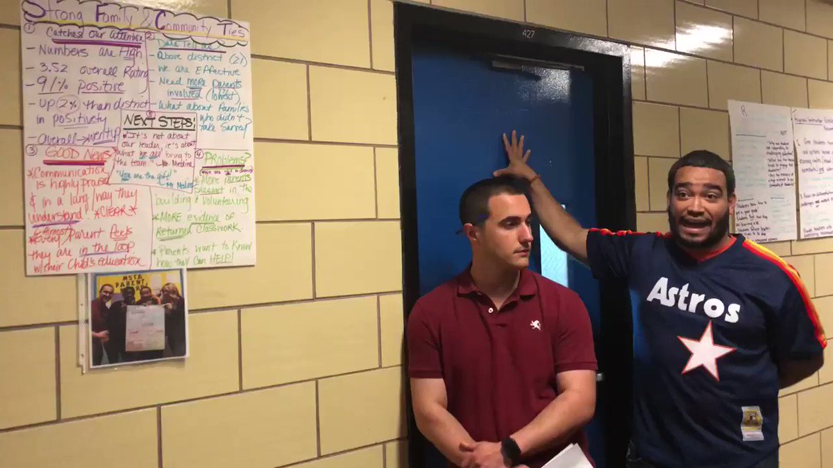 Parent Coordinator, Mr. Medina, speaking to MSTA staff on Chancellor's Day about the importance of building Strong Family-Community Ties @CSD12Bronx @AP_MSTA @MSTA1PC