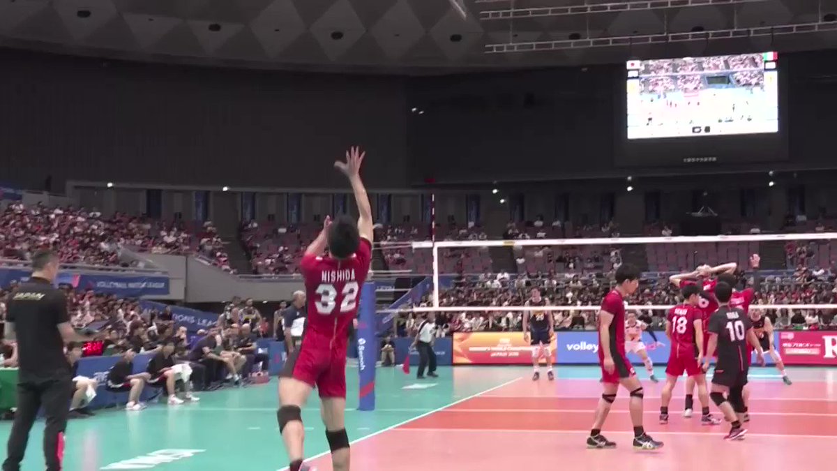 Volleyball World - Japan 🇯🇵 @JPN_Volleyball ‘s Yuji Nishida breaks out with 24 points  for the 3-2 win against Italy 🇮🇹 in 