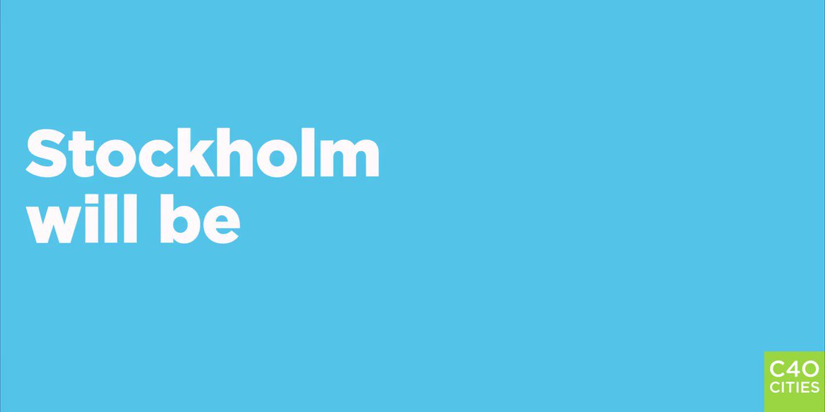 #Stockholm aims to be carbon neutral by 2️⃣0️⃣4️⃣0️⃣! Check out the city's climate action plan: https://t.co/Xr3jTkgsRw #Cities4Climate
@Stockholmsstad @KWanngrd @gialuhr https://t.co/vCdiTTVeIN