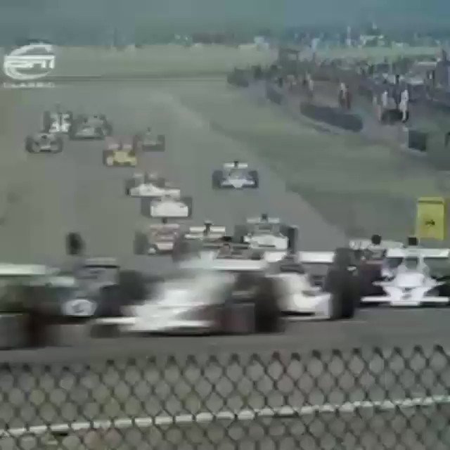 Happy Birthday Jackie Stewart! First lap of 1973 British GP at Silverstone

 