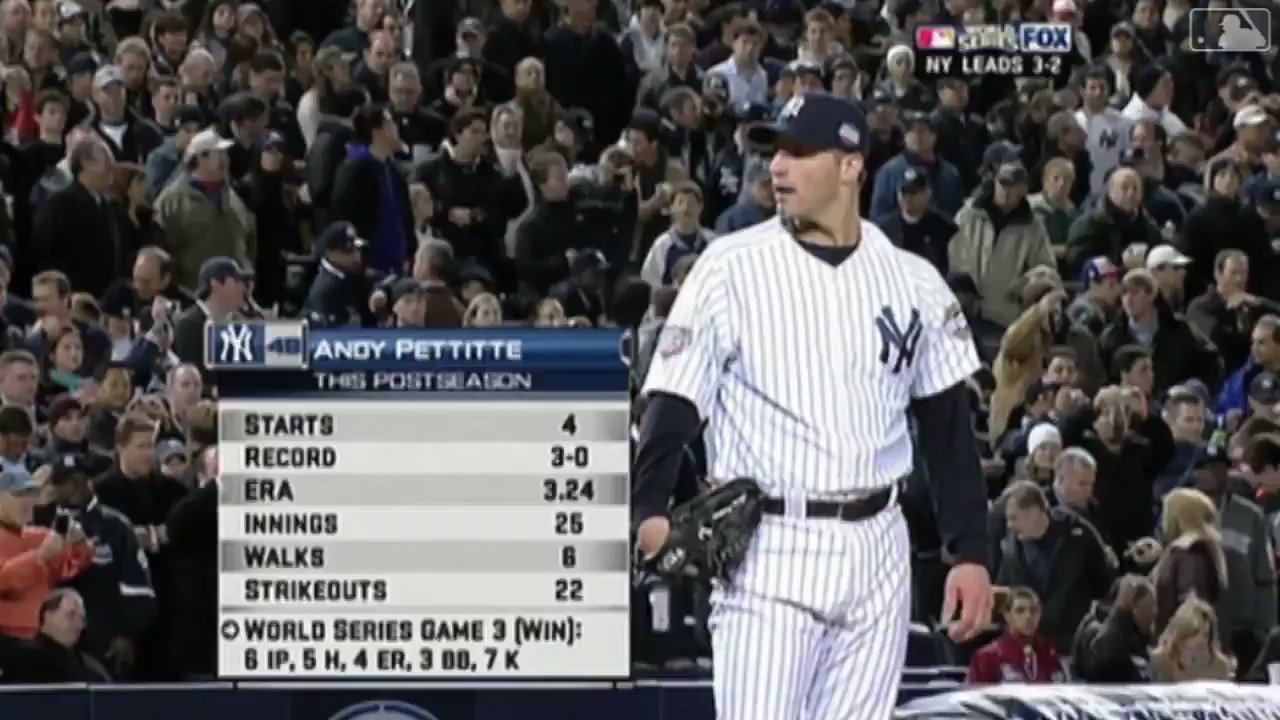 Happy birthday to Andy Pettitte.

His 19 wins are the most in history. 