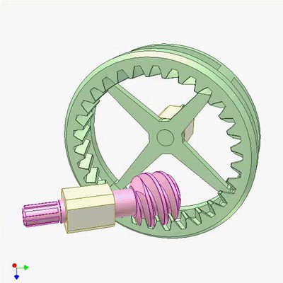 Worm and Internal Gear