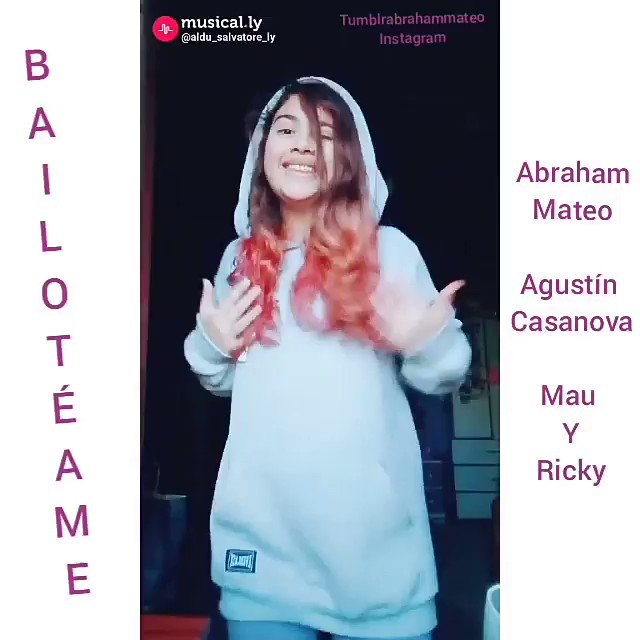 #bailotéame @Marama_Oficial @AbrahamMateo @AguCasanova_ 😍♥️