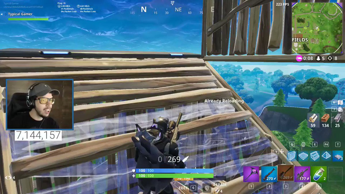 Typical Gamer (@TypicalGamer) on Twitter photo 2018-06-18 20:53:58 one of my craziest Fortnite clips ever one of my craziest Fortnite clips ever