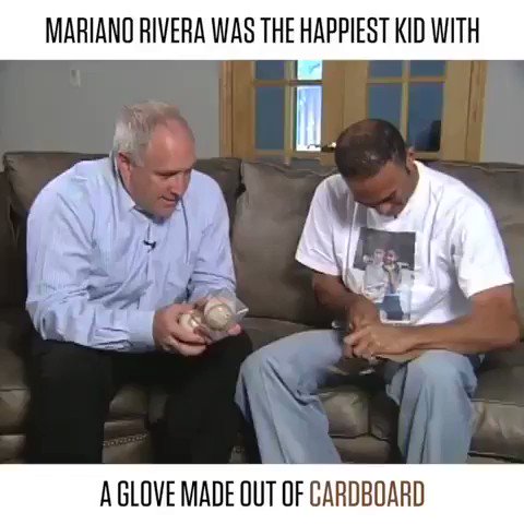 mariano rivera cardboard glove