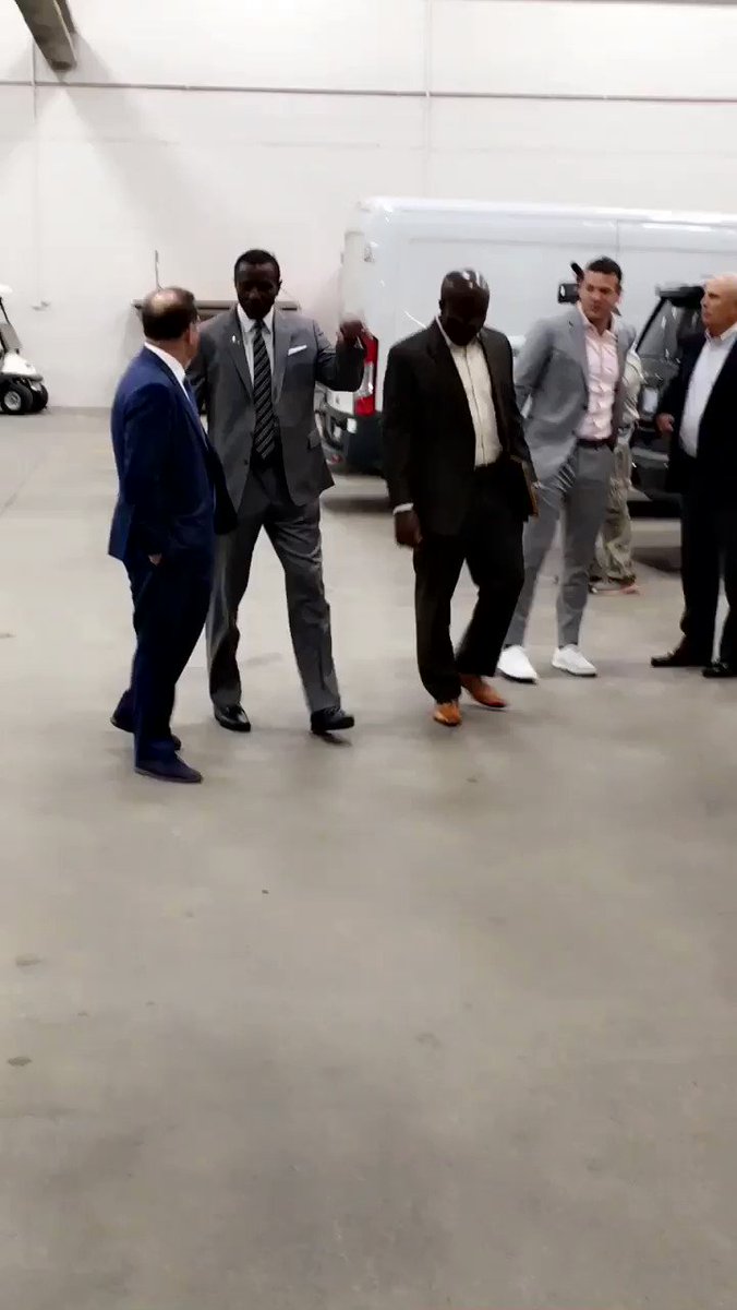 Head coach Dwane Casey arriving at @LCArena_Detroit! https://t.co/sy1Ytib510